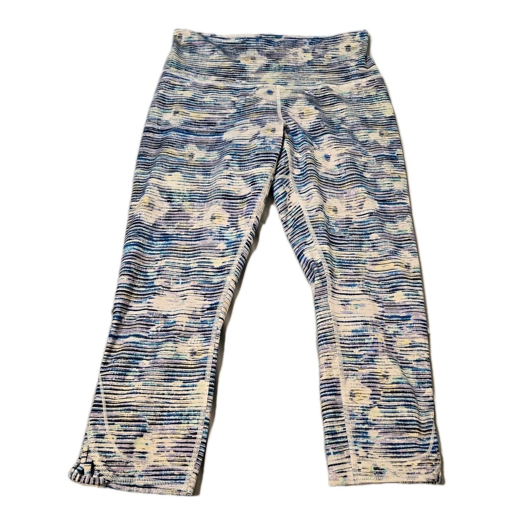 Lululemon Wunder Under High-Rise Blurry Belle Cropped Leggings Size 8